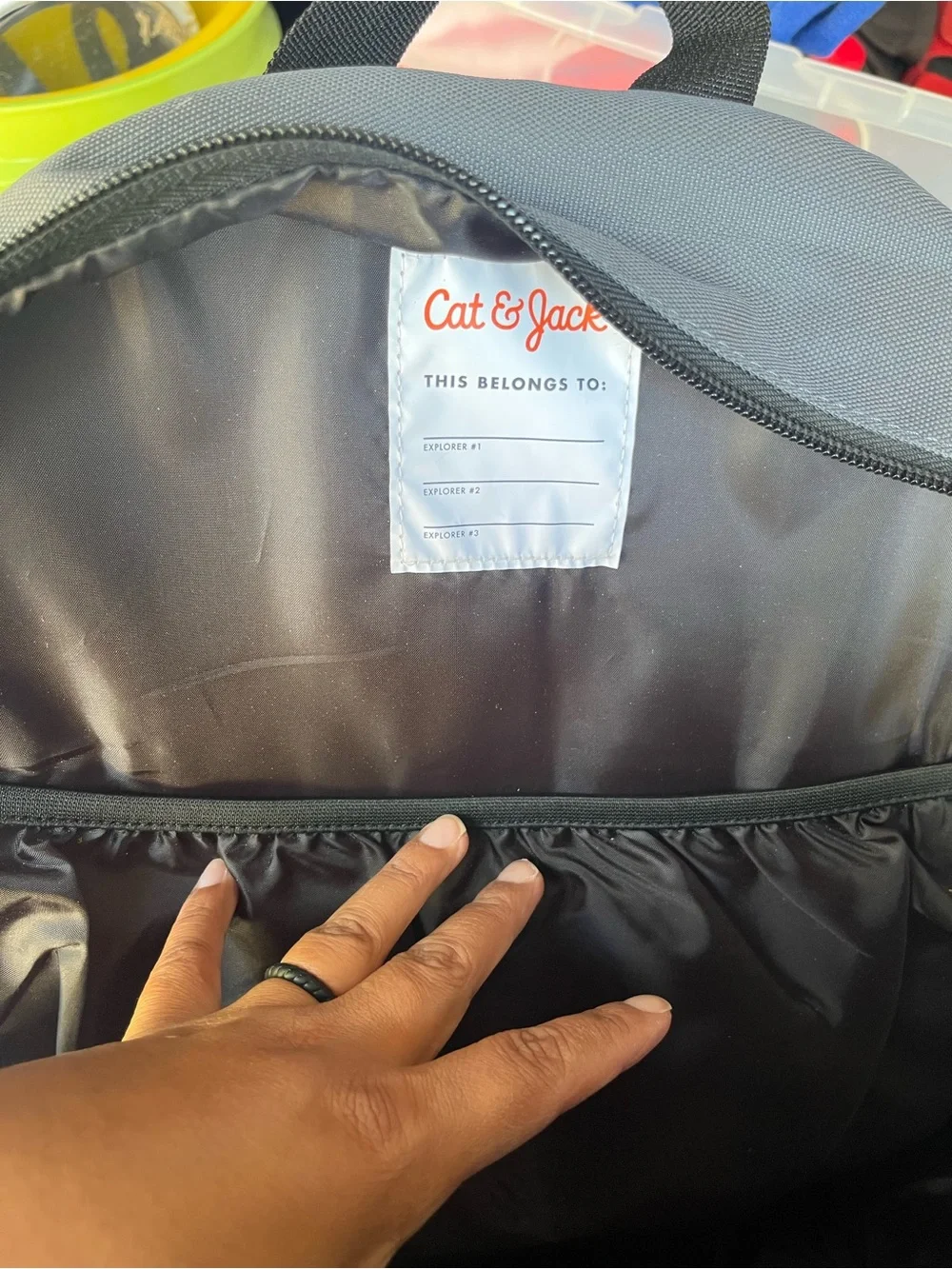 Gray Camo Front Pocket Backpack - cat and jack